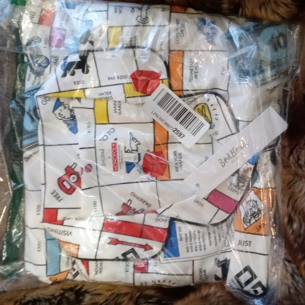 Bed Head. Monoply pajamas size large